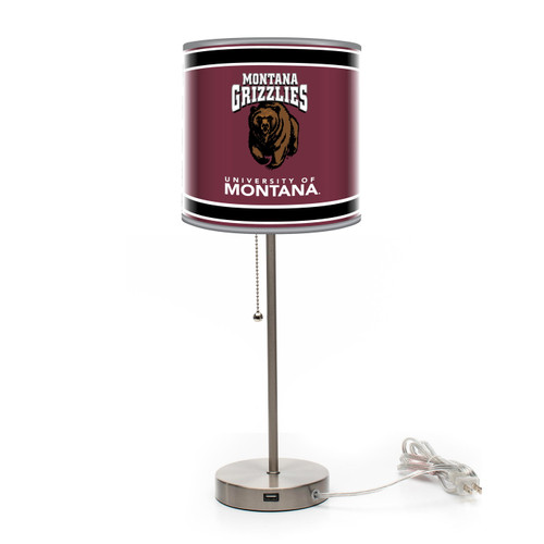 Montana Grizzlies Chrome Lamp