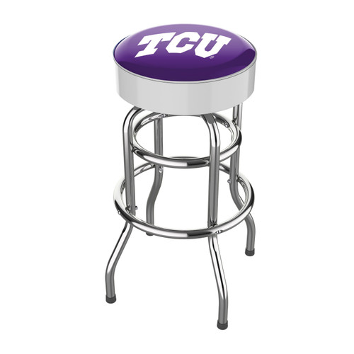 Texas Christian Horned Frogs Chrome Bar Stool