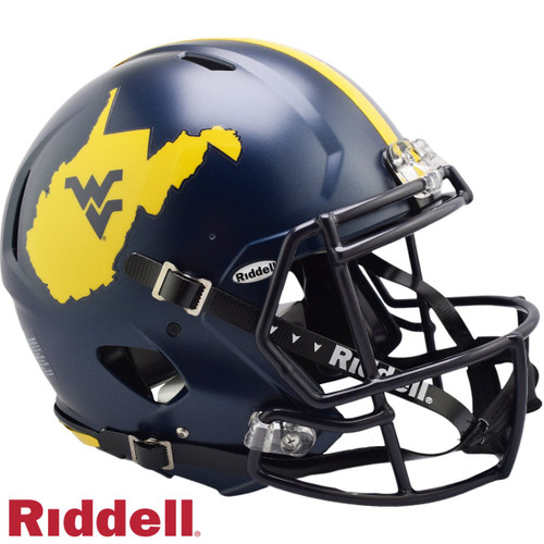 West Virginia Mountaineers Riddell Speed Authentic Country Roads Football Helmet