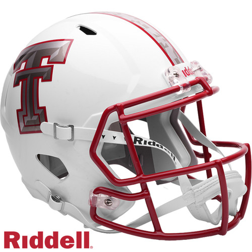 Texas Tech Red Raiders Riddell Speed Collectible Galvanized Football Helmet