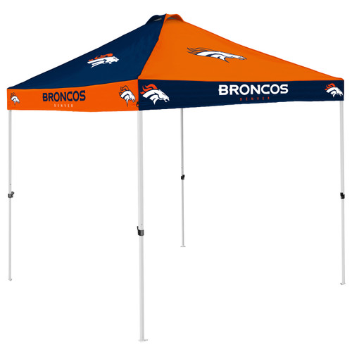 Denver Broncos 9' x 9' Checkerboard Tailgate Canopy Tent