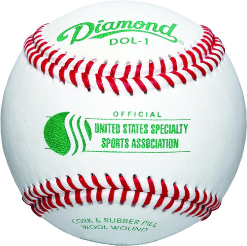 Diamond DOL-1 USSSA Official League Baseballs - Dozen