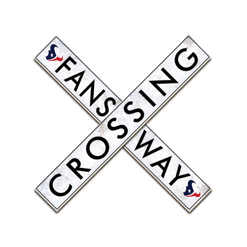 Houston Texans 24" Fans Way Crossing Wall Art
