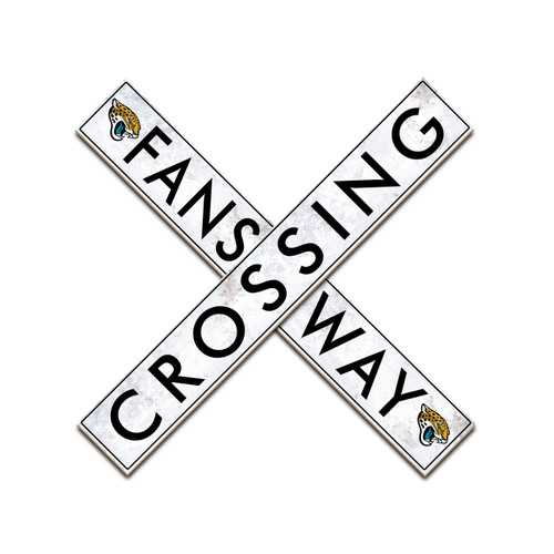 Jacksonville Jaguars 24" Fans Way Crossing Wall Art