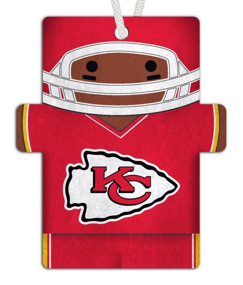 Kansas City Chiefs Football Player Ornament