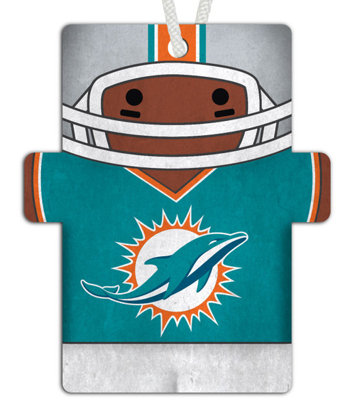 Miami Dolphins Football Player Ornament