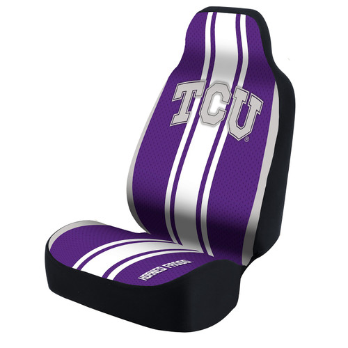 Texas Christian Horned Frogs Universal Bucket Car Seat Cover
