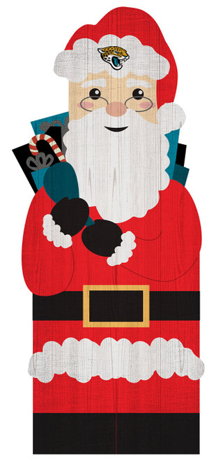 Jacksonville Jaguars 31" Santa Leaner