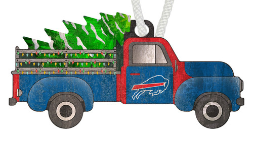 Buffalo Bills Christmas Truck Ornament