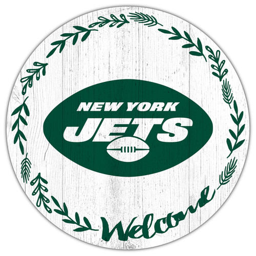 New York Jets 12" Welcome Circle Sign