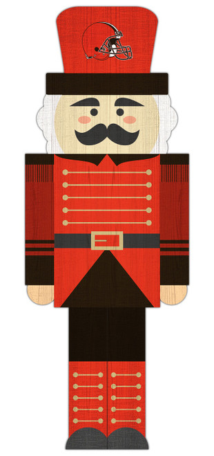 Cleveland Browns 31" Nutcracker Leaner