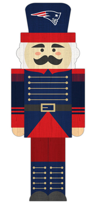 New England Patriots 31" Nutcracker Leaner