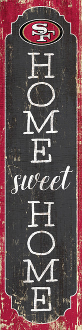 San Francisco 49ers 48" Home Sweet Home Leaner