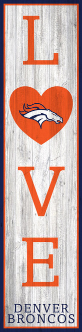 Denver Broncos 48" Love Leaner