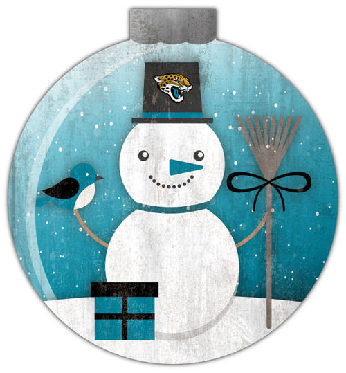 Jacksonville Jaguars 12" Snow Globe Wall Art