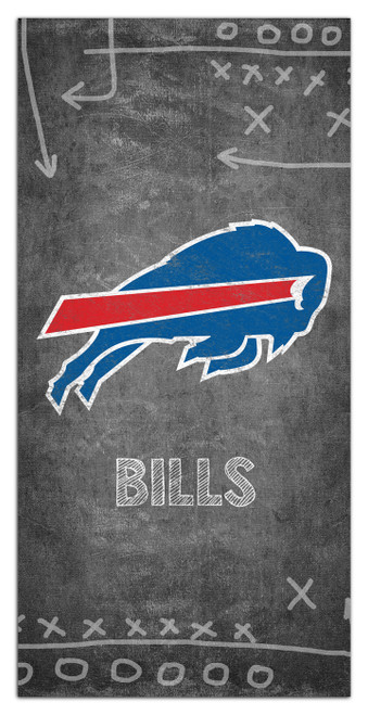 Buffalo Bills 6" x 12" Chalk Playbook Sign