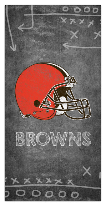 Cleveland Browns 6" x 12" Chalk Playbook Sign