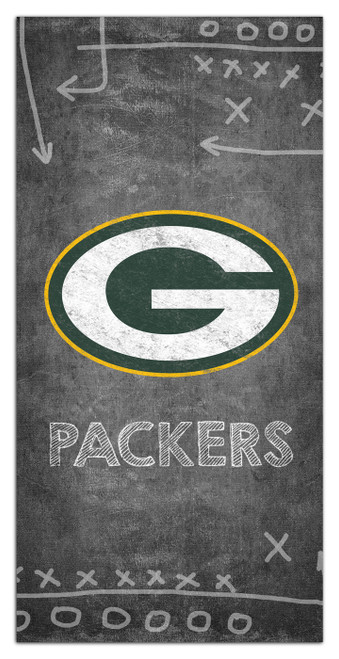 Green Bay Packers 6" x 12" Chalk Playbook Sign