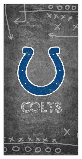 Indianapolis Colts 6" x 12" Chalk Playbook Sign