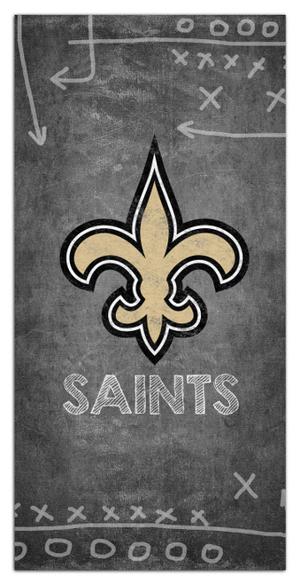 New Orleans Saints 6" x 12" Chalk Playbook Sign