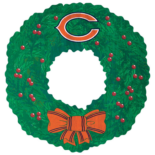 Chicago Bears 16" Team Wreath Sign