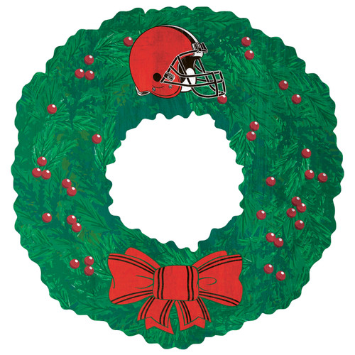 Cleveland Browns 16" Team Wreath Sign