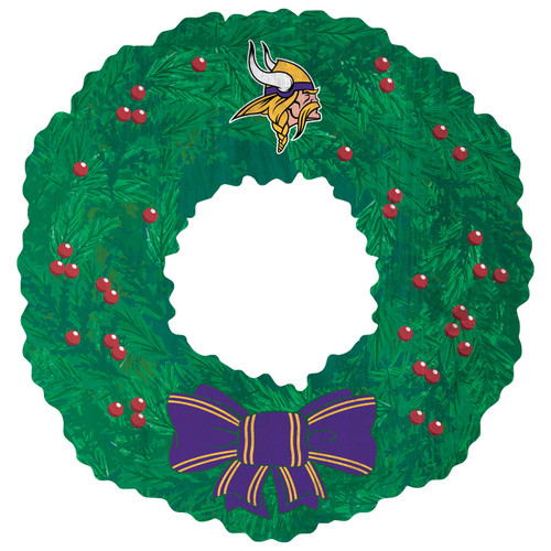 Minnesota Vikings 16" Team Wreath Sign