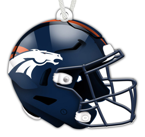 Denver Broncos Helmet Ornament