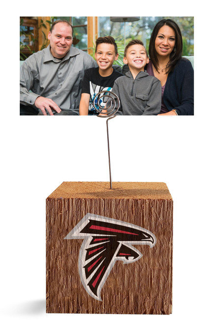 Atlanta Falcons Block Spiral Photo Holder