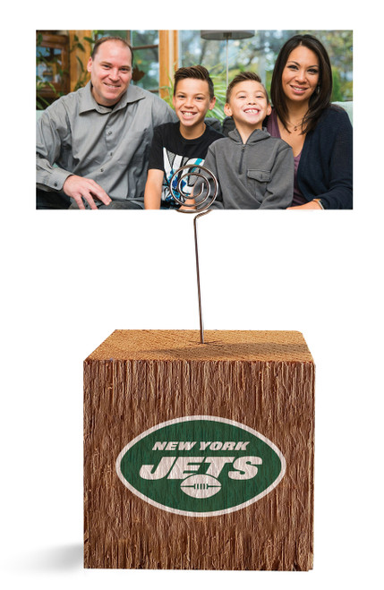 New York Jets Block Spiral Photo Holder