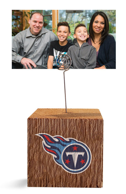 Tennessee Titans Block Spiral Photo Holder