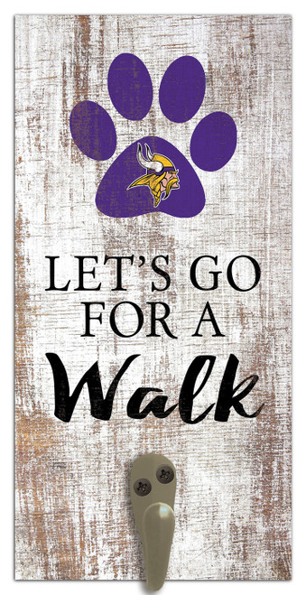 Minnesota Vikings Leash Holder Sign