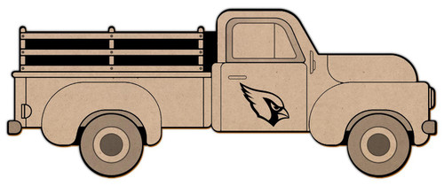 Arizona Cardinals Truck Coloring Sign