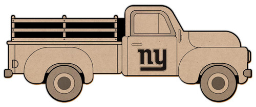 New York Giants Truck Coloring Sign
