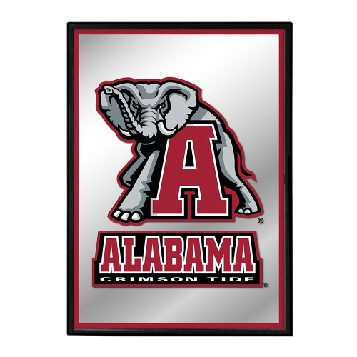 Alabama Crimson Tide Vertical Framed Mirrored Wall Sign