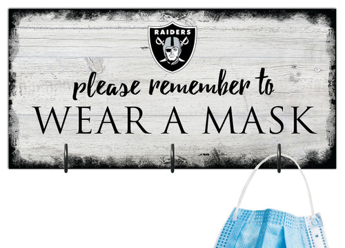 Las Vegas Raiders Please Wear Your Mask Sign