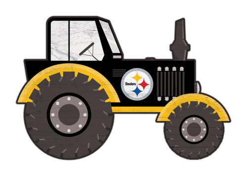 Pittsburgh Steelers 12" Tractor Cutout Sign