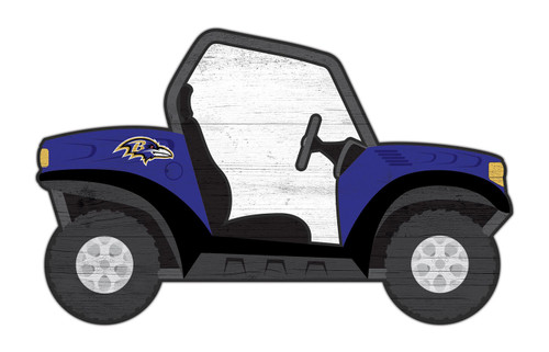 Baltimore Ravens 12" ATV Cutout Sign