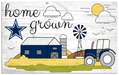 Dallas Cowboys Home Grown 11" x 19" Sign