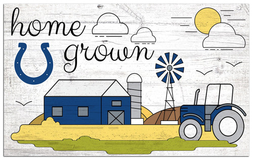 Indianapolis Colts Home Grown 11" x 19" Sign