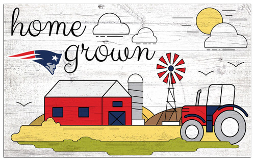 New England Patriots Home Grown 11" x 19" Sign