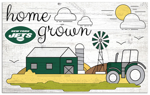 New York Jets Home Grown 11" x 19" Sign