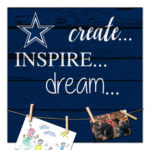 Dallas Cowboys Create, Inspire, Dream Sign