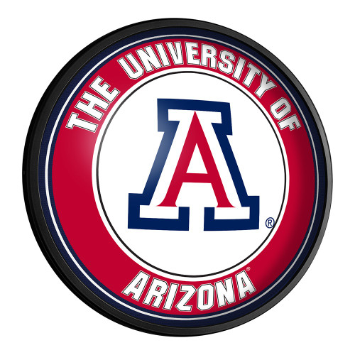 Arizona Wildcats Round Slimline Lighted Wall Sign