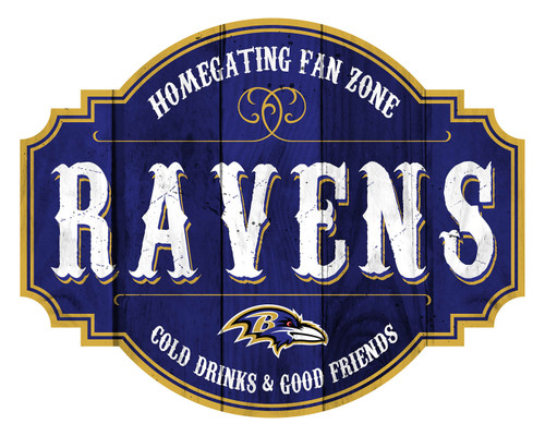 Baltimore Ravens 12" Homegating Tavern Sign