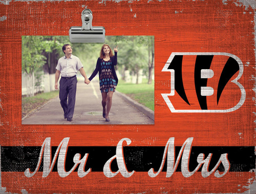 Cincinnati Bengals Mr. & Mrs. Clip Frame