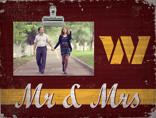 Washington Commanders Mr. & Mrs. Clip Frame