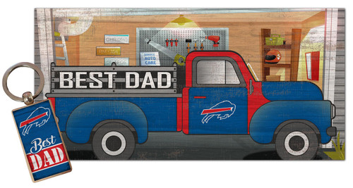 Buffalo Bills Best Dad Key Chain Combo Set