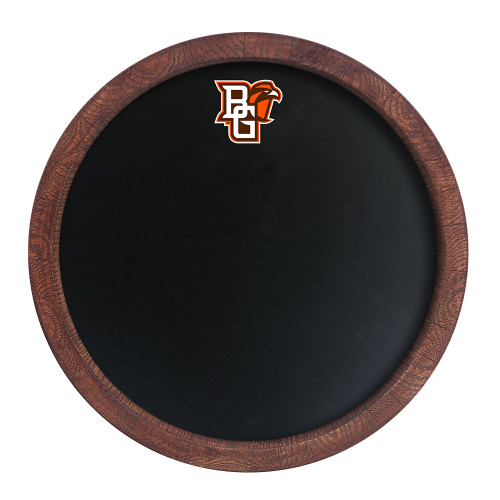 Bowling Green State Falcons Chalkboard ""Faux"" Barrel Top Sign