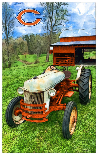 Chicago Bears Farmscape 11" x 19" Sign